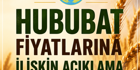 Hububat alım fiyatlarına TZOB tepkisi: Üreticinin beklentisi karşılanmadı.