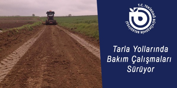 HASAT ÖNCESİNDE TARLA YOLLARINA BAKIM YAPILIYOR