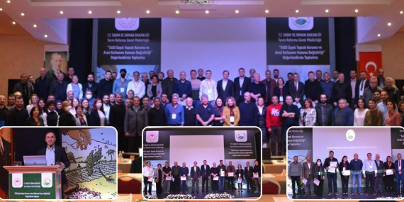 ANTALYA’DA 81 İL MÜDÜRLÜĞÜ ARAZİ TOPLULAŞTIRMA VE TARIMSAL ALTYAPI ŞUBE MÜDÜRLERİ İLE TOPLANTI YAPILDI