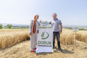 Doruk Tohumculuk Genel Müdürü Elişah Atay ve Doruk Un Yönetim Kurulu Bşk ve CEO'su Gürsel Erbap
