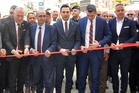 Gazipaşa Tarım Fuarı açılışında protokol ve ziyaretçiler
