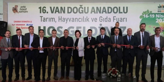 Van tarım fuarı yoğun ilgiyle açıldı