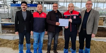 Babaeski’de açılan hastalıktan ari hayvancılık işletmesi