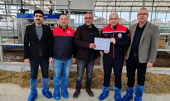 Babaeski’de açılan hastalıktan ari hayvancılık işletmesi