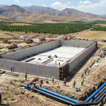 Tarım arazilerinde kullanılan modern sulama sistemi