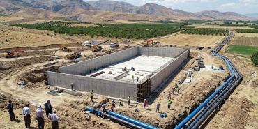 Tarım arazilerinde kullanılan modern sulama sistemi