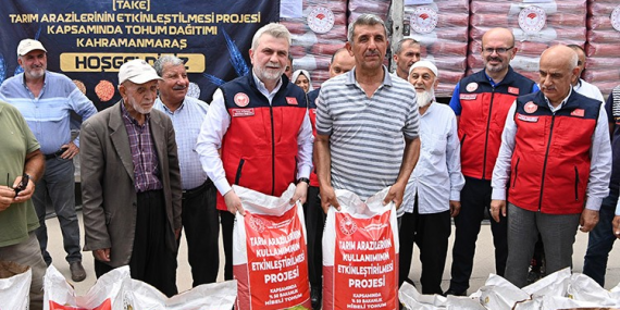 Üreticilere 47 ton yerli soya tohumu desteği